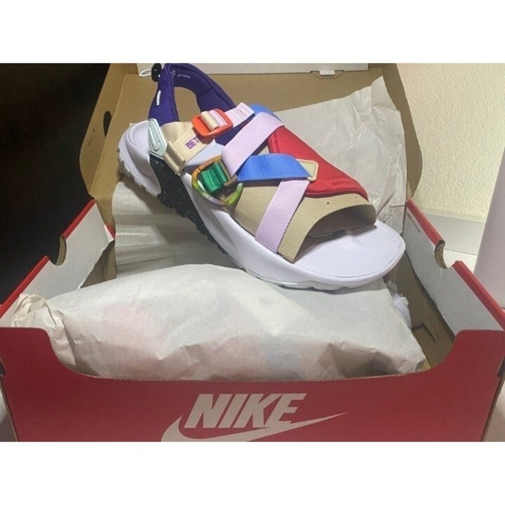 Nike Oneonta Sandal Be True Multi Color Mens 12 DR4870-600 Pride 2022 New Rare